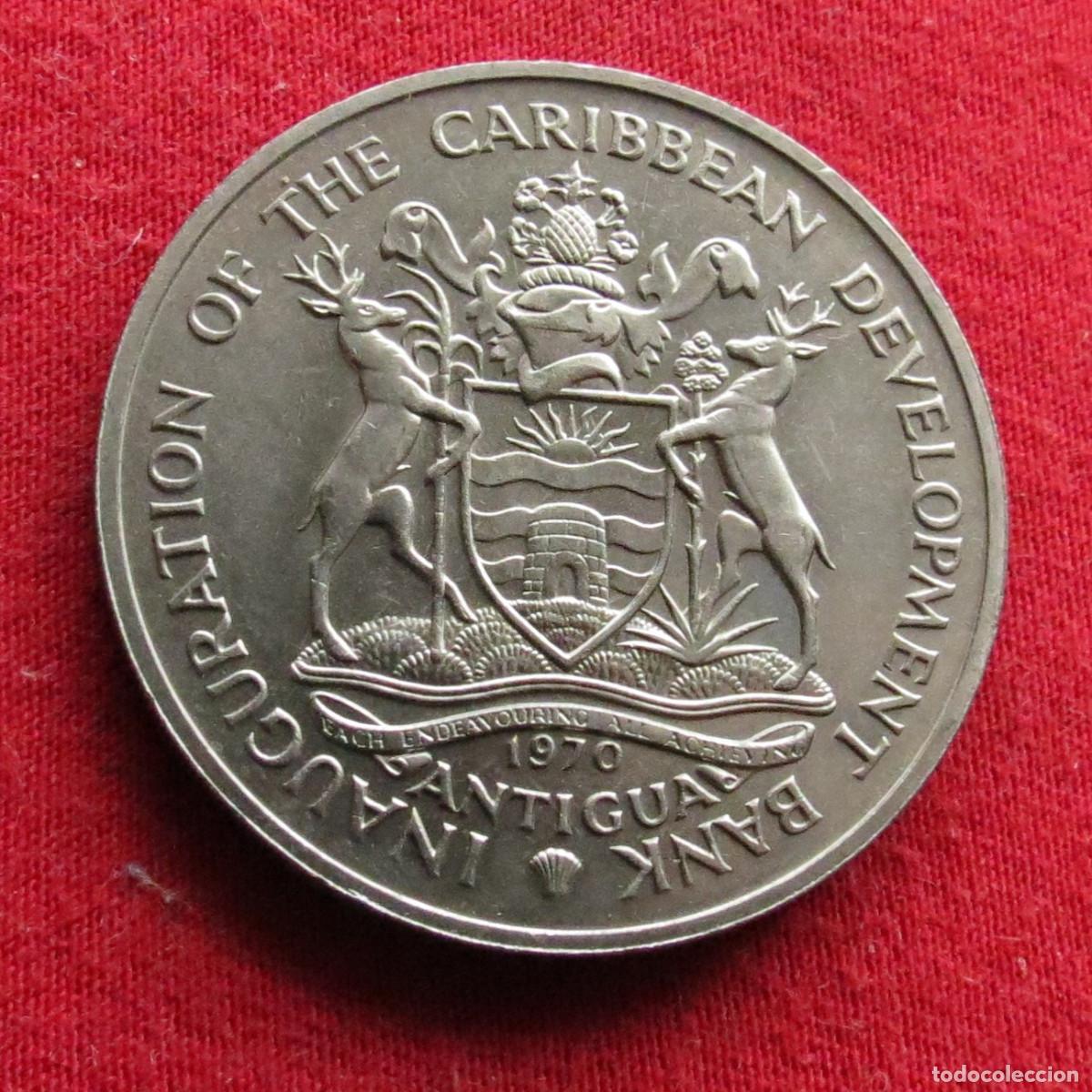 Monedas antiguas de Am&eacute;rica: Antigua 4 $ 1970 FAO