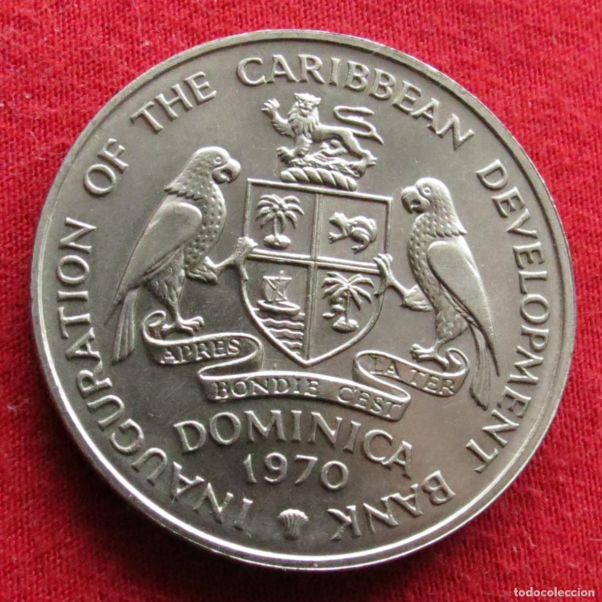 Monedas antiguas de Am&eacute;rica: Dominica 4 $ 1970 FAO