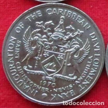 Monedas antiguas de Am&eacute;rica: Saint Christopher Nevis Anguilla 4 $ 1970 FAO