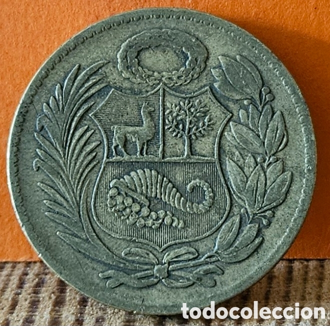 Monedas antiguas de Am&eacute;rica: PER&Uacute;, UN SOL DE ORO, 1963. - Foto 2