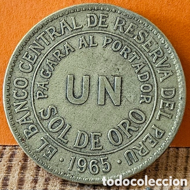 Monedas antiguas de Am&eacute;rica: PER&Uacute;, UN SOL DE ORO, 1965. - Foto 1