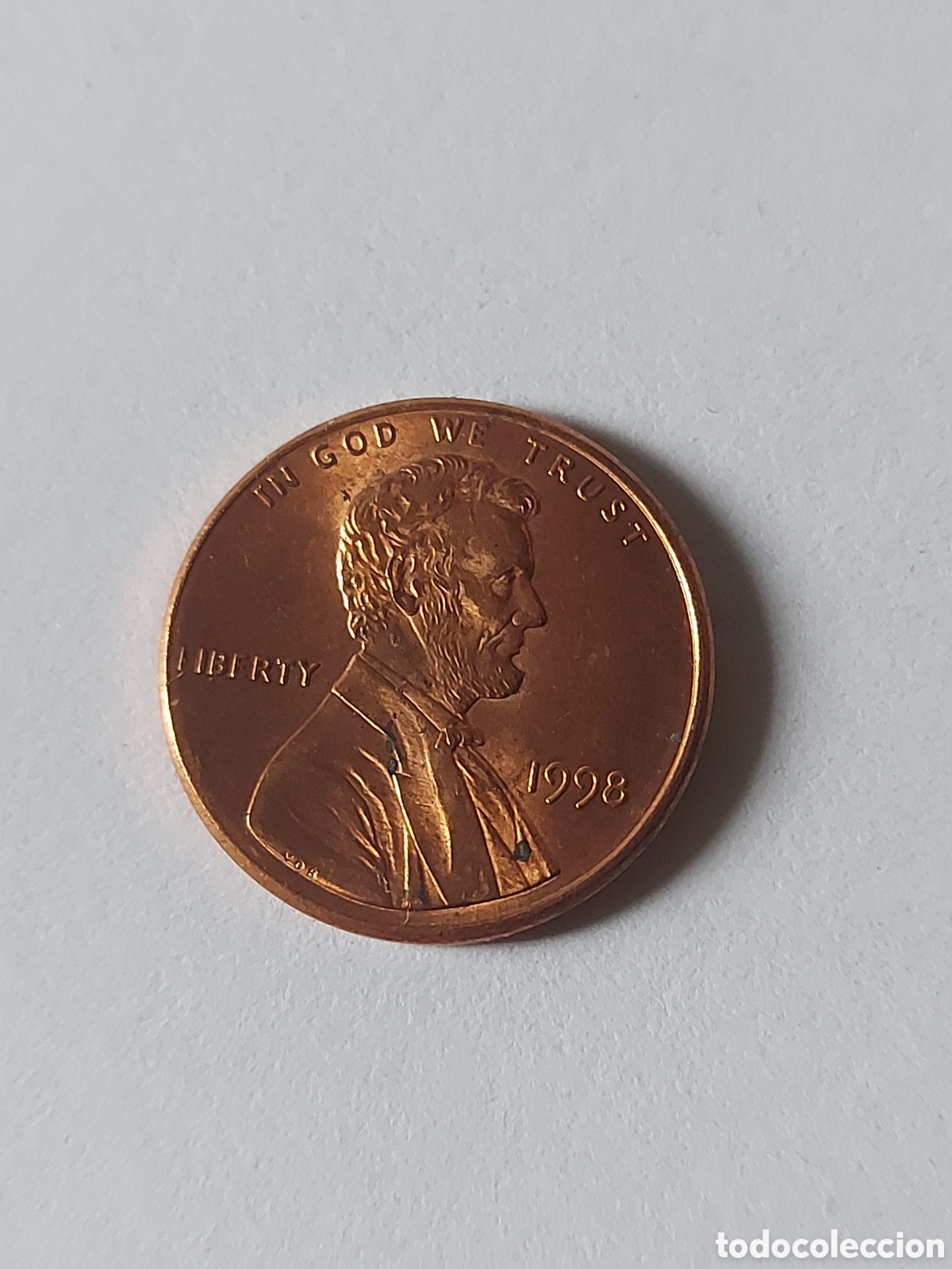Monedas antiguas de Am&eacute;rica: MONEDA ESTADOS UNIDOS EEUU USA 1 CENTAVO, 1998