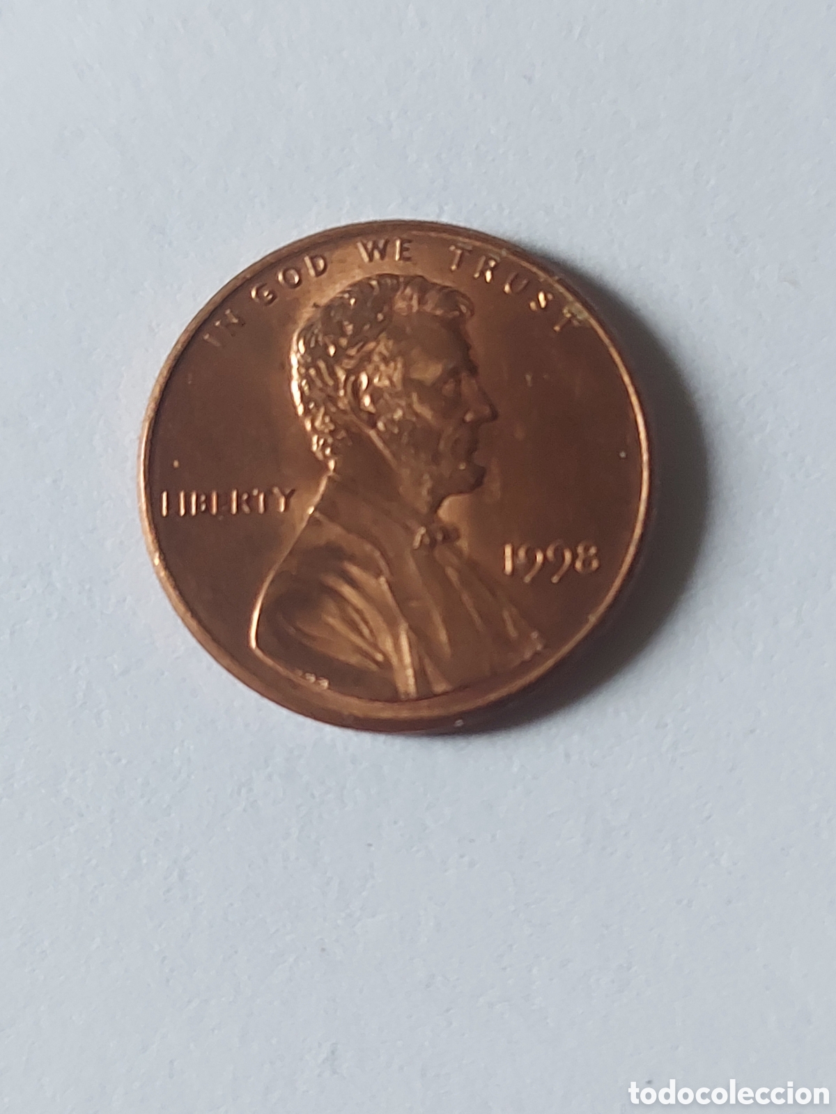 Moedas antigas da Am&eacute;rica: MONEDA ESTADOS UNIDOS EEUU USA 1 CENTAVO, 1998