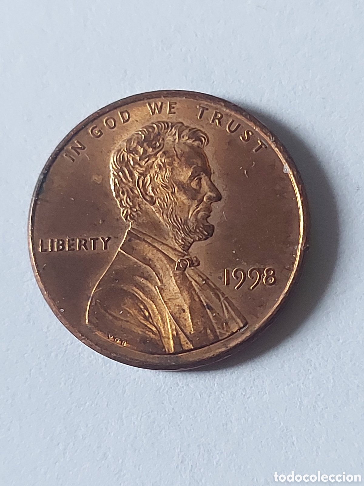 Monedas antiguas de Am&eacute;rica: MONEDA ESTADOS UNIDOS EEUU USA 1 CENTAVO, 1998