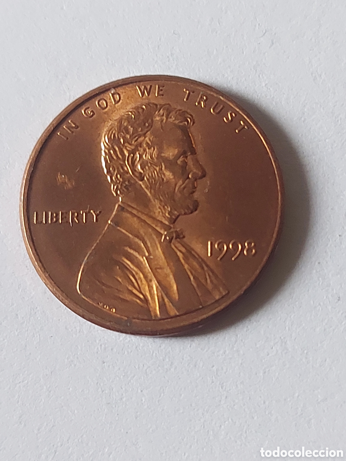 Monedas antiguas de Am&eacute;rica: MONEDA ESTADOS UNIDOS EEUU USA 1 CENTAVO, 1998