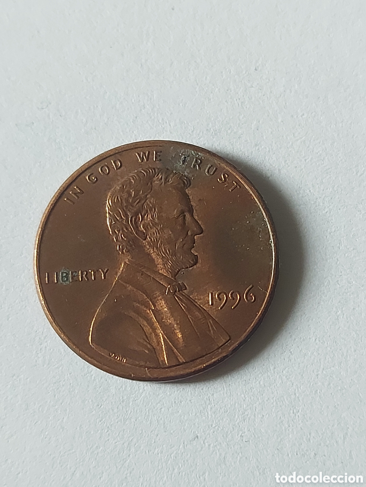 Monedas antiguas de Am&eacute;rica: MONEDA ESTADOS UNIDOS EEUU USA 1 CENTAVO, 1996