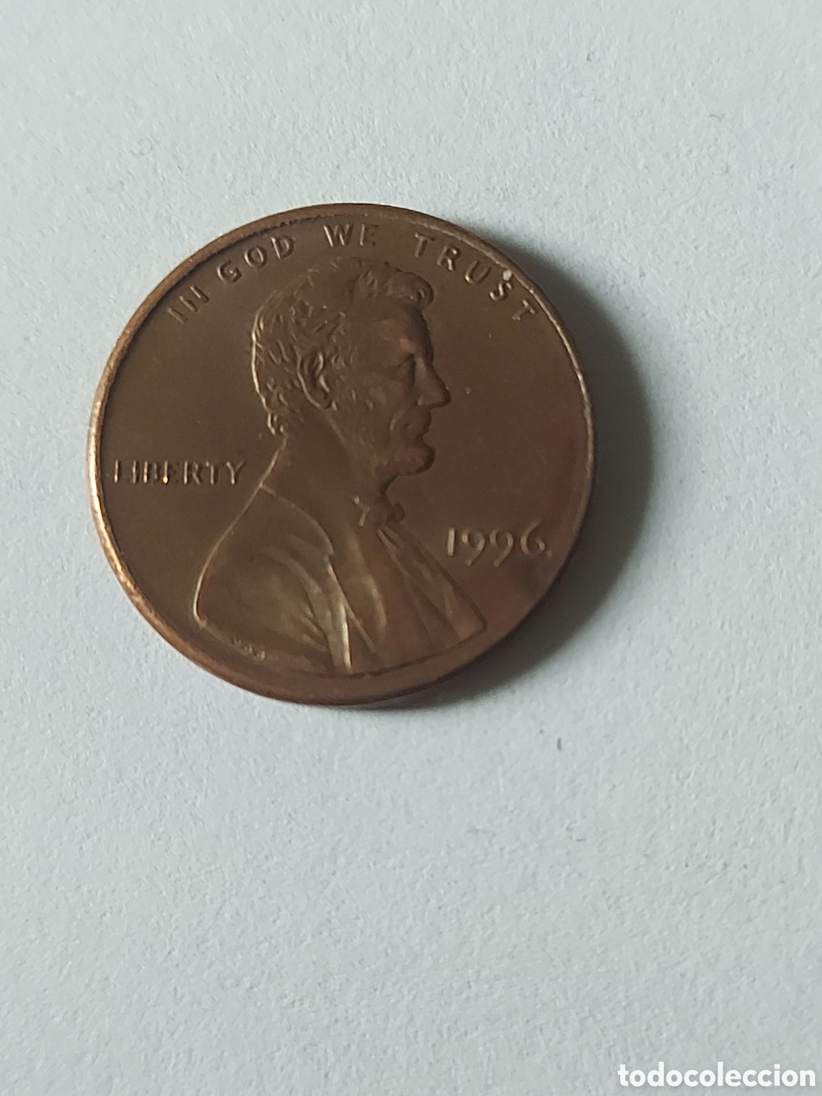 Monedas antiguas de Am&eacute;rica: MONEDA ESTADOS UNIDOS EEUU USA 1 CENTAVO, 1996