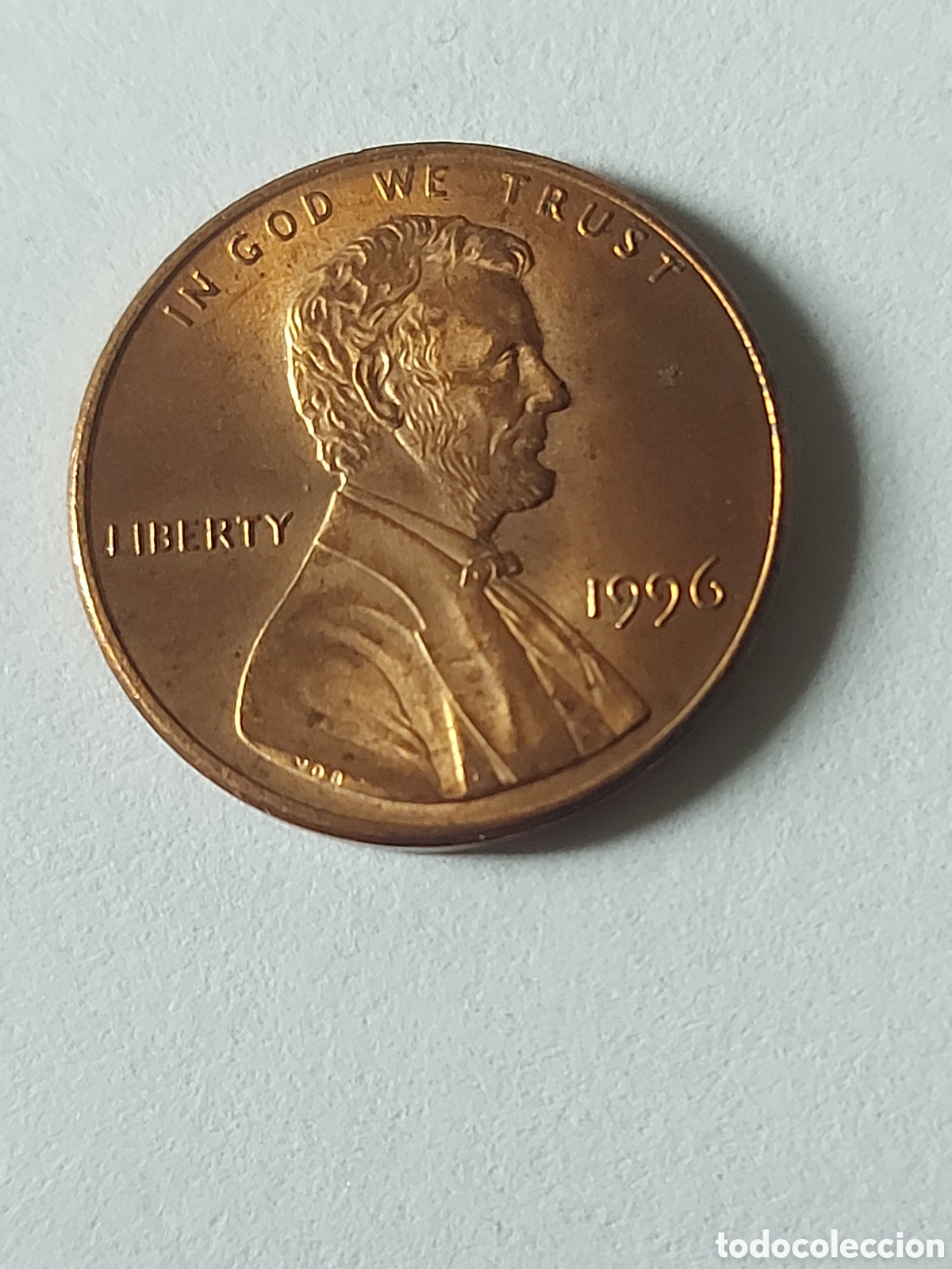 Monedas antiguas de Am&eacute;rica: MONEDA ESTADOS UNIDOS EEUU USA 1 CENTAVO, 1996