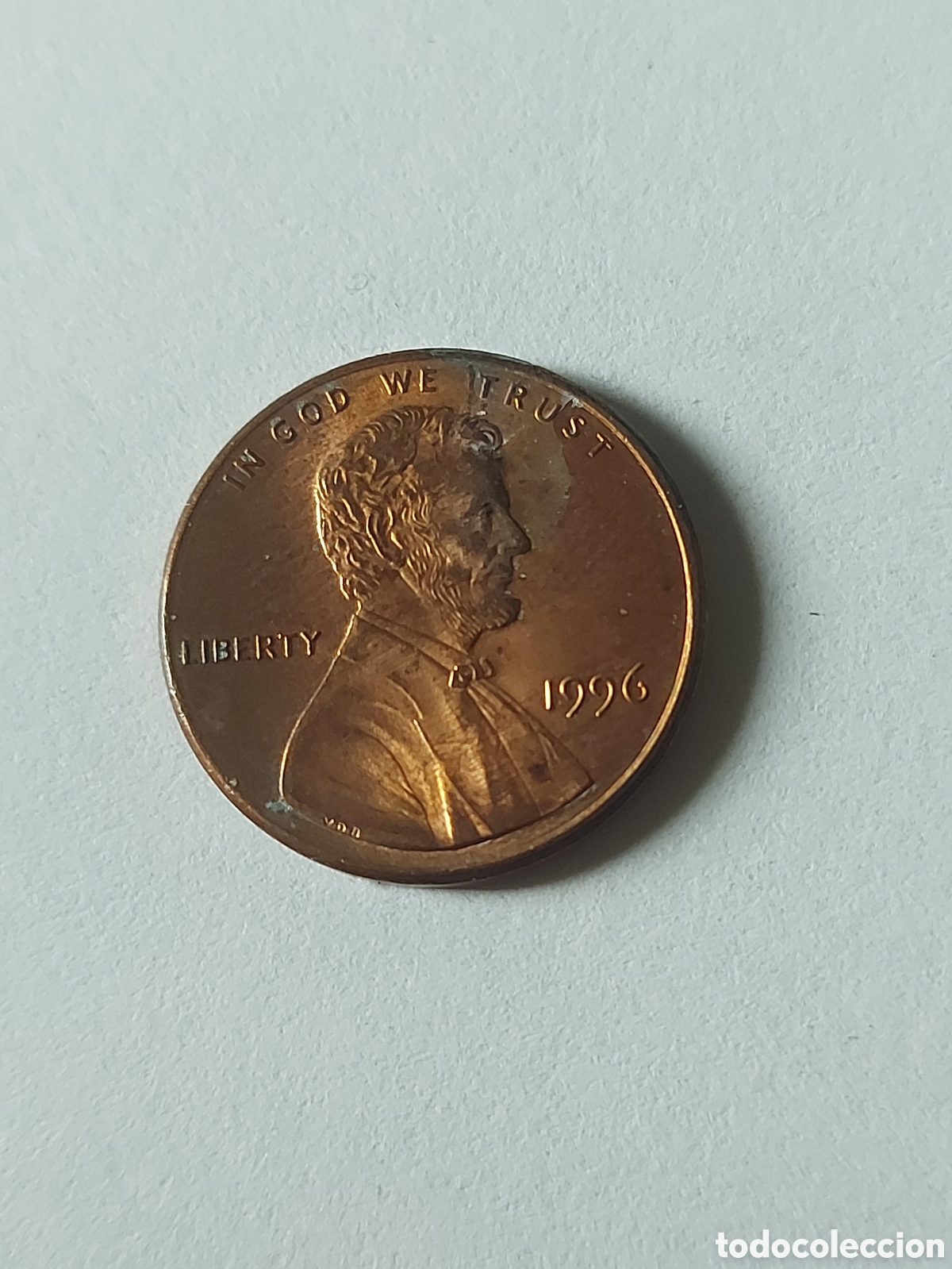 Monedas antiguas de Am&eacute;rica: MONEDA ESTADOS UNIDOS EEUU USA 1 CENTAVO, 1996