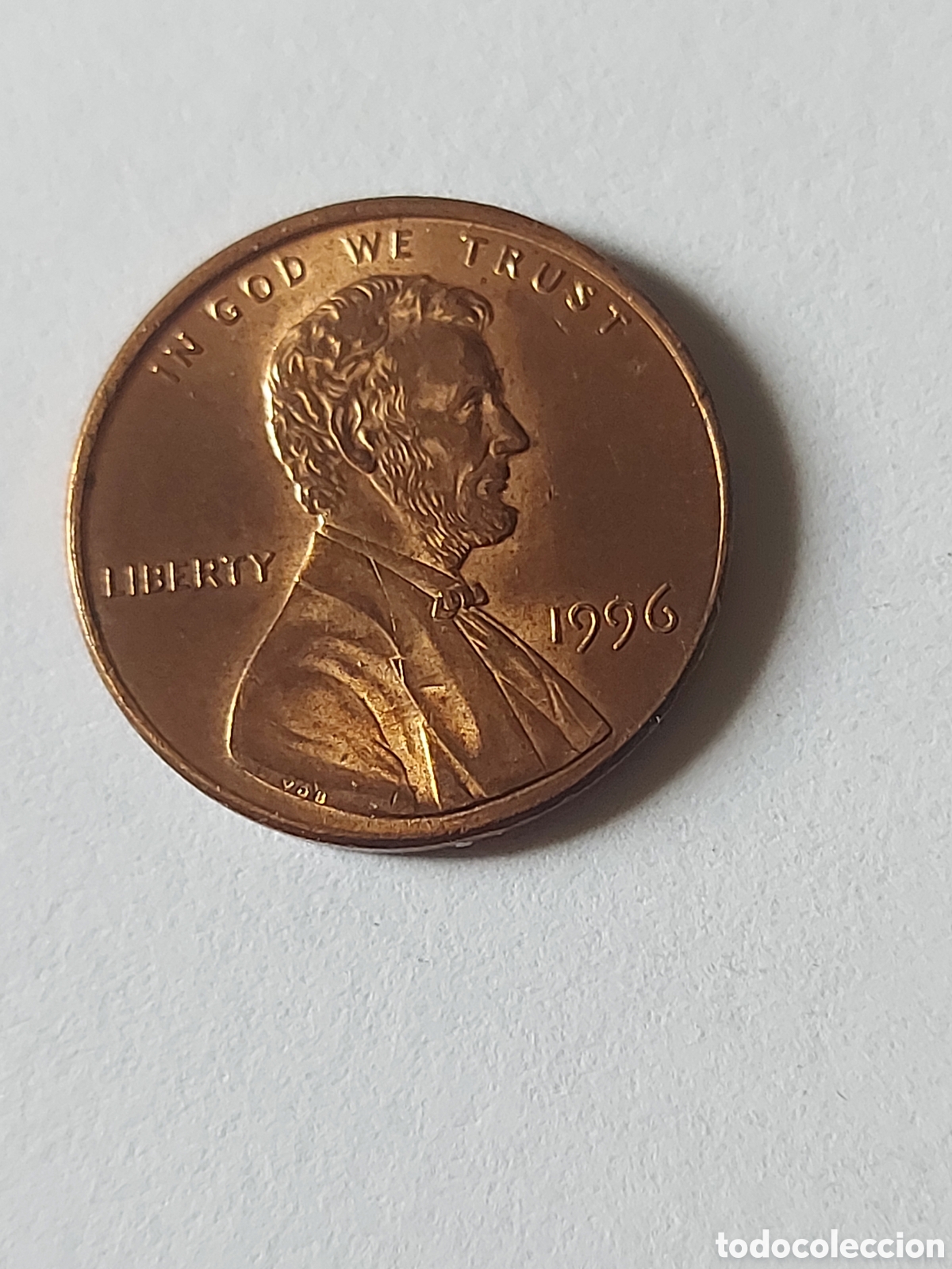 Monedas antiguas de Am&eacute;rica: MONEDA ESTADOS UNIDOS EEUU USA 1 CENTAVO, 1996