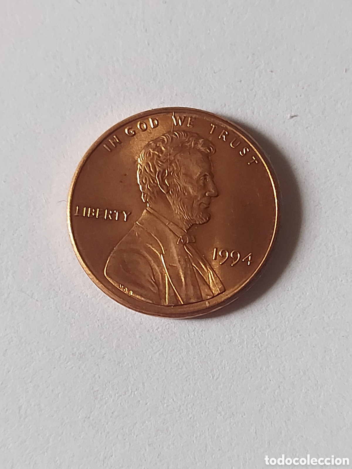 Monedas antiguas de Am&eacute;rica: MONEDA ESTADOS UNIDOS EEUU USA 1 CENTAVO, 1994 ERROR