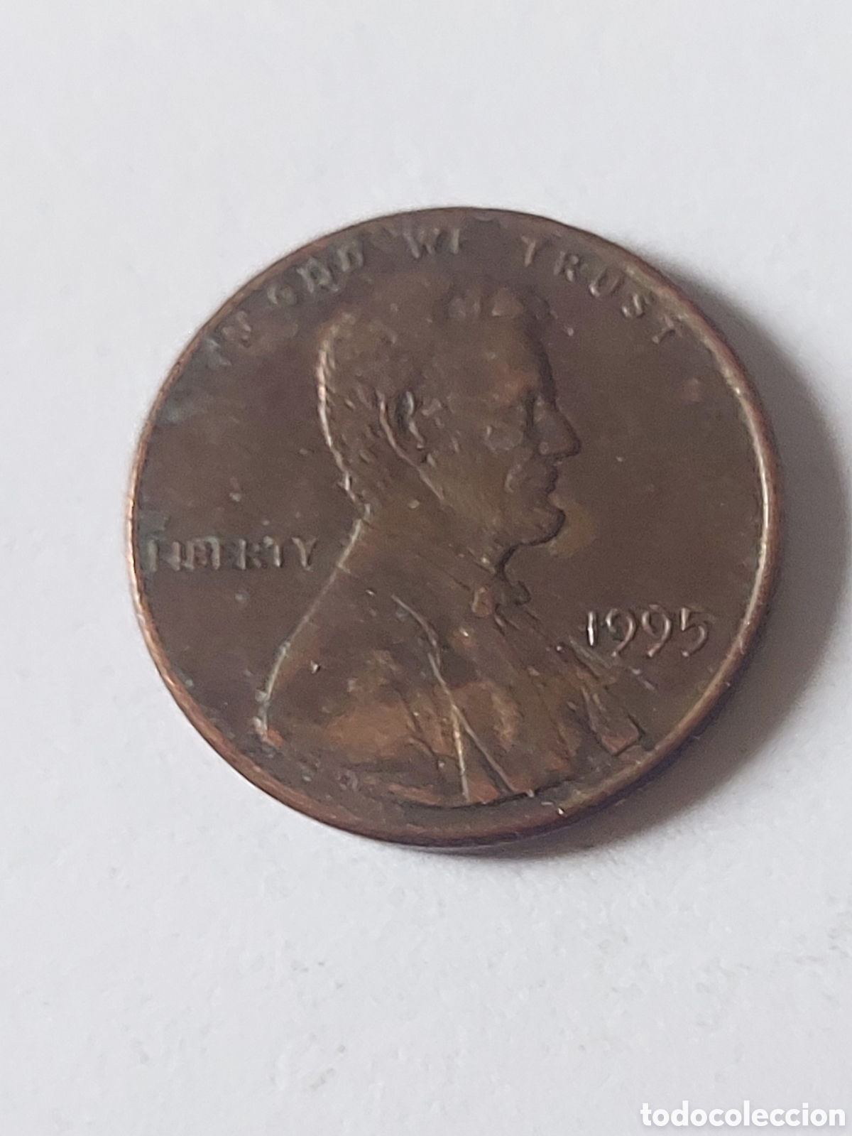 Monedas antiguas de Am&eacute;rica: MONEDA ESTADOS UNIDOS EEUU USA 1 CENTAVO, 1995