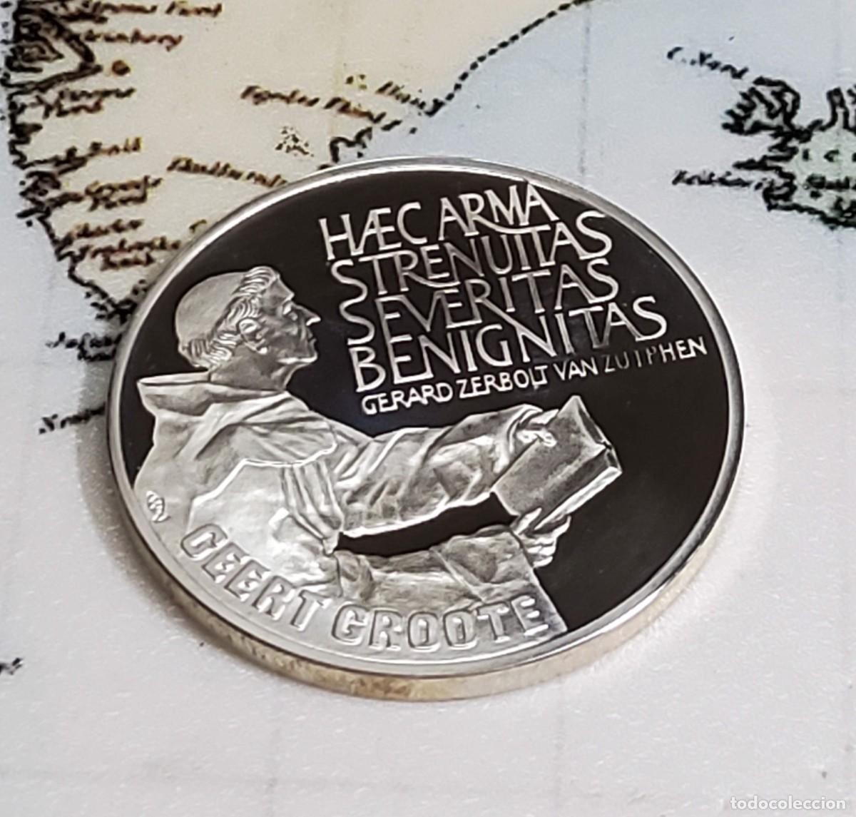 Monedas antiguas de Am&eacute;rica: 25 ECUS DE PLATA DE HOLANDA DE 1990. PROOF - Foto 1
