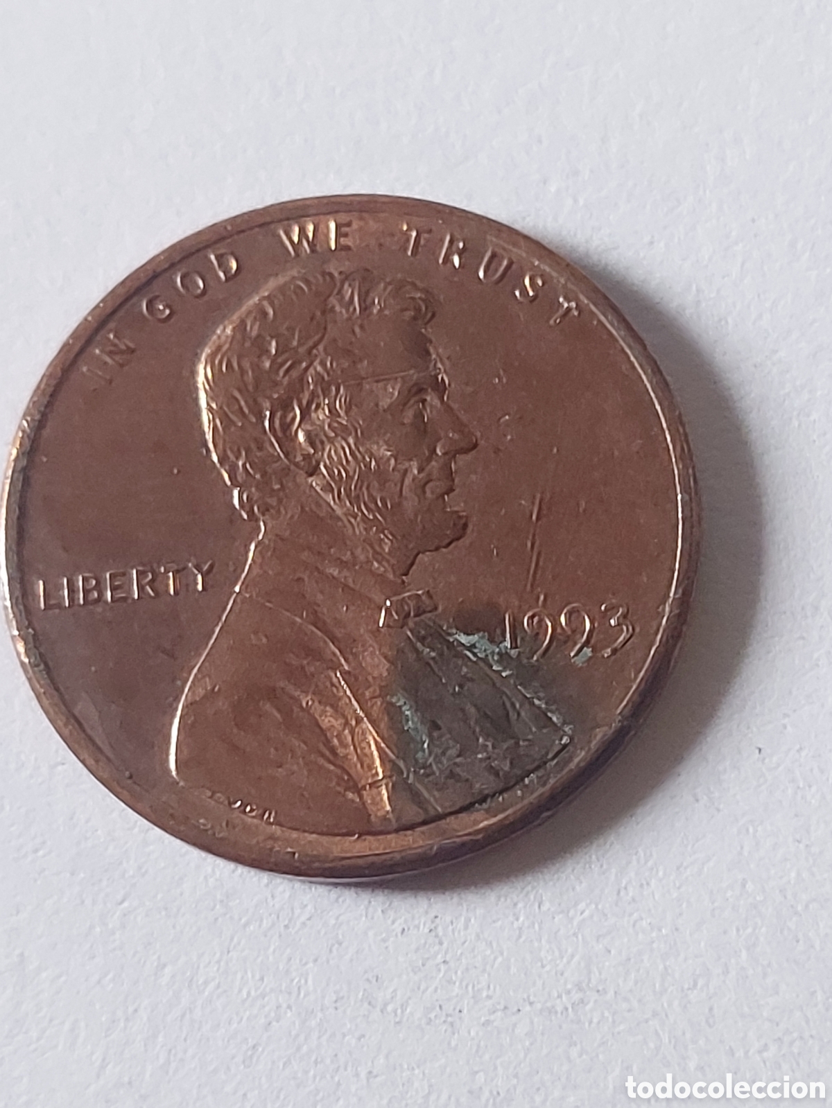 Monedas antiguas de Am&eacute;rica: MONEDA ESTADOS UNIDOS EEUU USA 1 CENTAVO, 1993