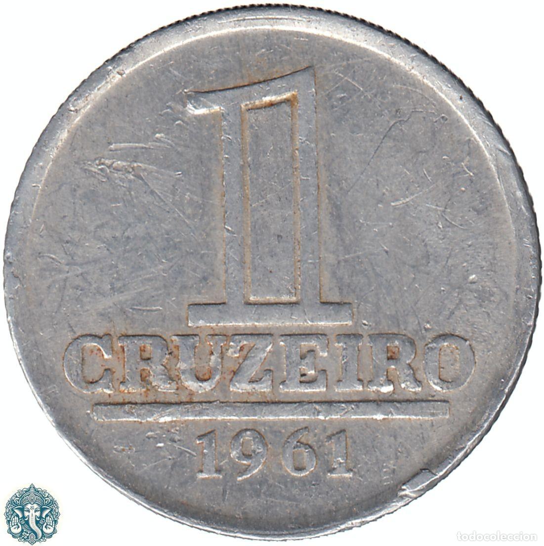 Monedas antiguas de Am&eacute;rica: BRASIL 1 Cruceiro 1961 KM#570