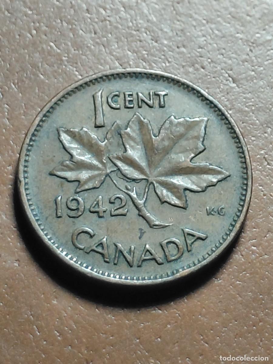 Monedas antiguas de Am&eacute;rica: CANADA - 1 CENT 1942 KM32 - Foto 1