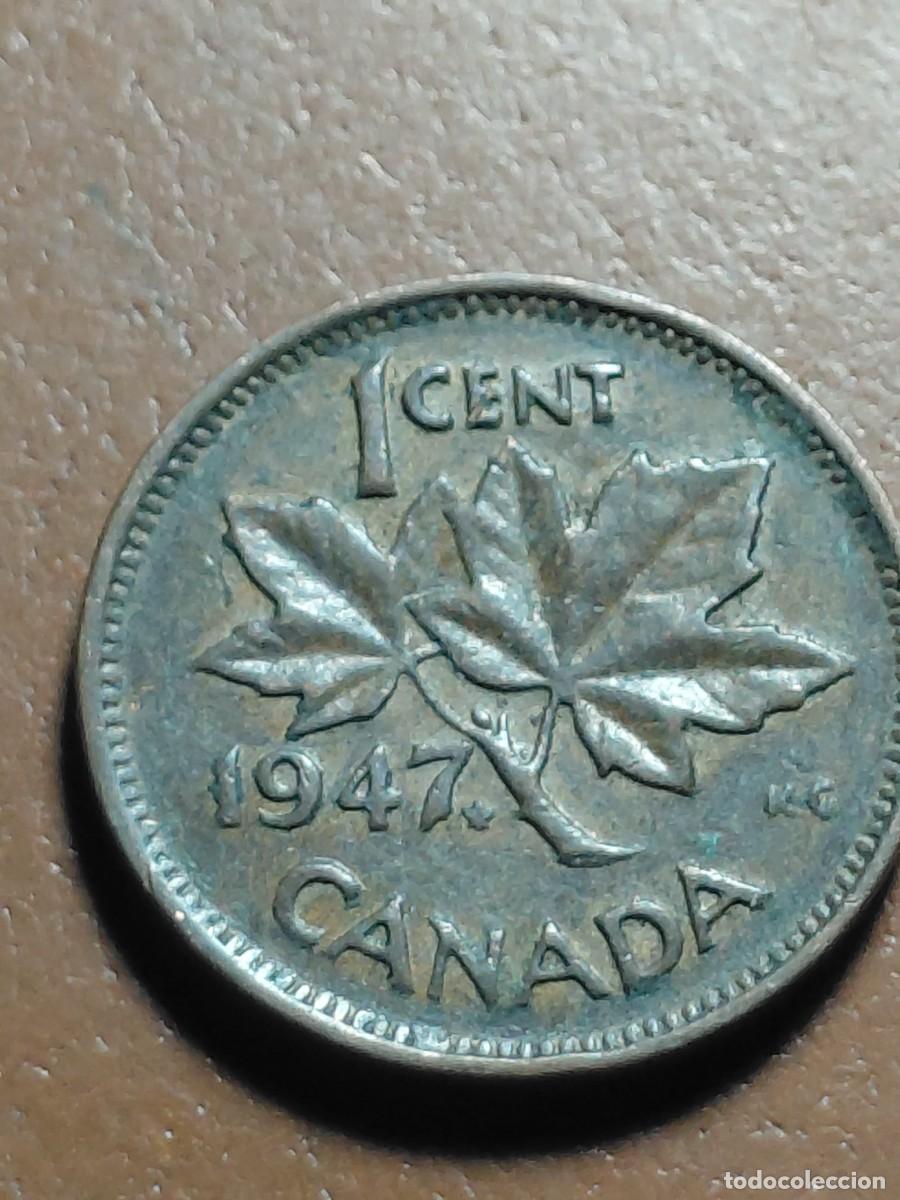 Monedas antiguas de Am&eacute;rica: CANADA - 1 CENT 1947&rdquo;L&rdquo; KM32