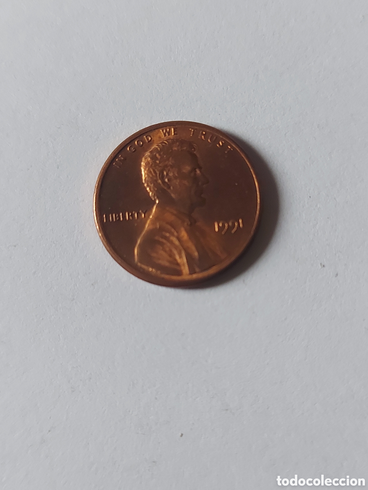 Monedas antiguas de Am&eacute;rica: MONEDA ESTADOS UNIDOS EEUU USA 1 CENTAVO, 1991