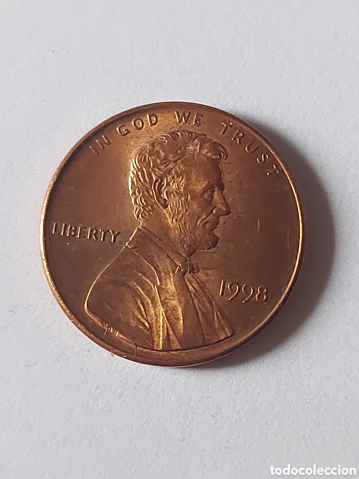 Old Coins of America: MONEDA ESTADOS UNIDOS EEUU USA 1 CENTAVO, 1998