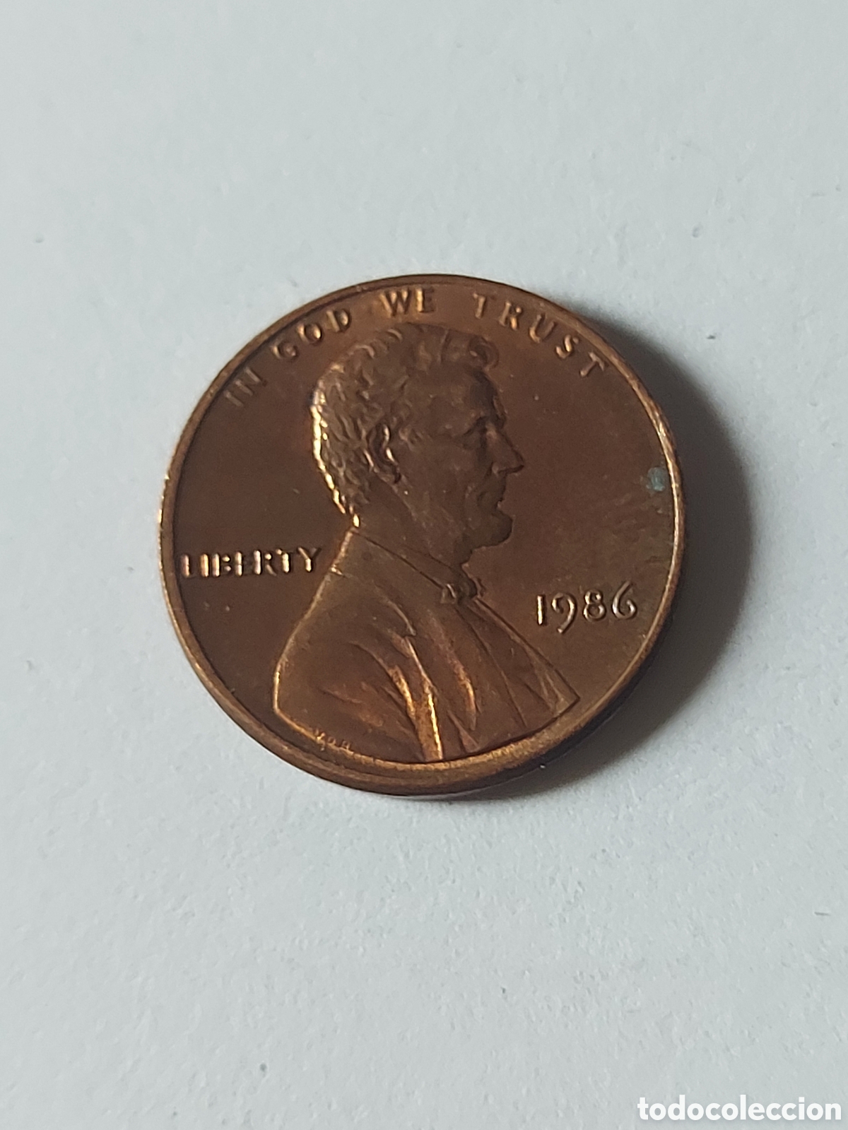 Monedas antiguas de Am&eacute;rica: MONEDA ESTADOS UNIDOS EEUU USA 1 CENTAVO, 1986