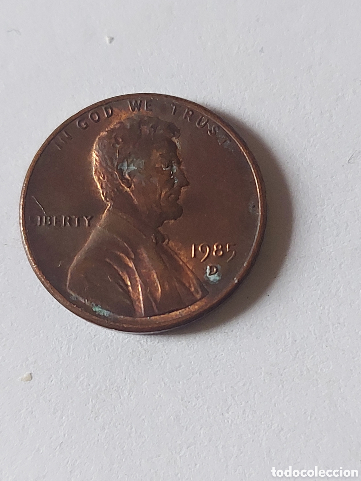 Monedas antiguas de Am&eacute;rica: MONEDA ESTADOS UNIDOS EEUU USA 1 CENTAVO, 1986 D