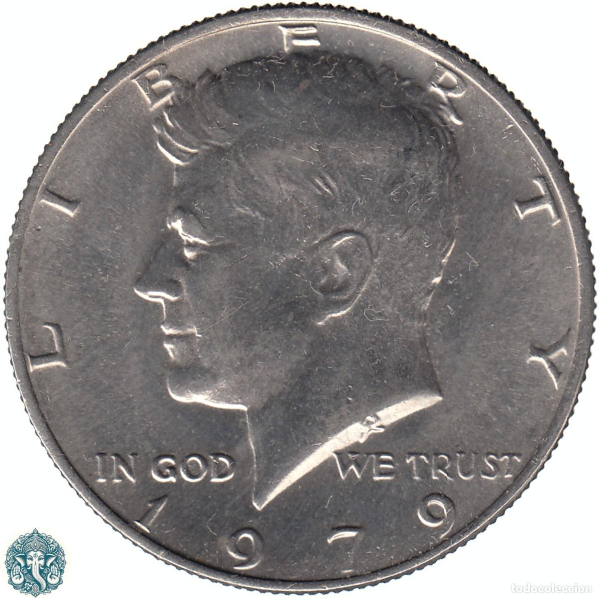 Monedas antiguas de Am&eacute;rica: ESTADOS UNIDOS &frac12; Medio D&oacute;lar Half Dolar 1979 Kennedy Sin marca de Ceca (Philadelphia) KM#A202b
