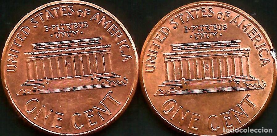 Monedas antiguas de Am&eacute;rica: E.E.U.U. 2007 - SIN CECA Y CECA D - 1 CENT - KM 201b - 2 MONEDAS CIRCULADAS - Foto 2