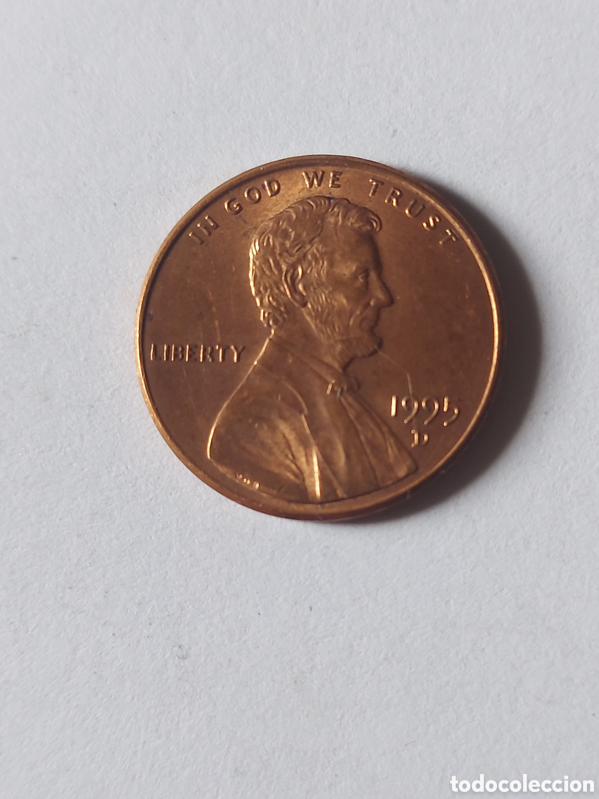 Monedas antiguas de Am&eacute;rica: MONEDA ESTADOS UNIDOS EEUU USA 1 CENTAVO, 1995 D