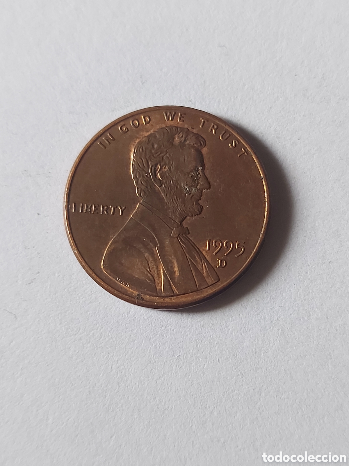 Monedas antiguas de Am&eacute;rica: MONEDA ESTADOS UNIDOS EEUU USA 1 CENTAVO, 1995 D