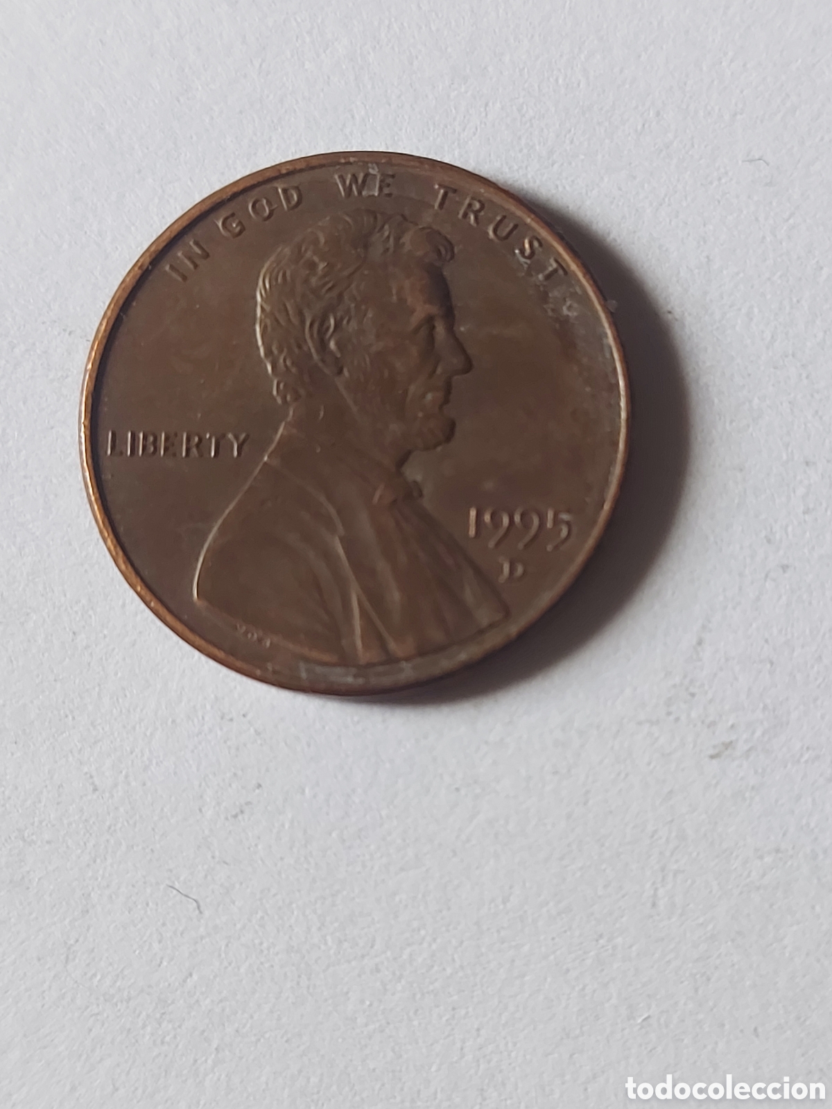 Monedas antiguas de Am&eacute;rica: MONEDA ESTADOS UNIDOS EEUU USA 1 CENTAVO, 1995 D