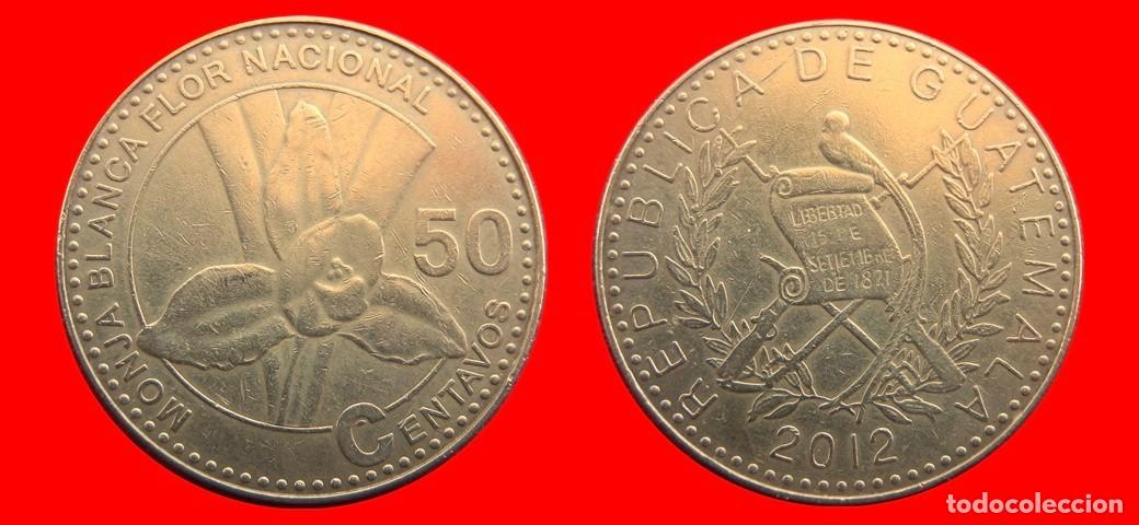 Monedas antiguas de Am&eacute;rica: 50 CENTAVOS 2012 GUATEMALA-144435