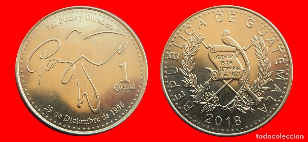 Monedas antiguas de Am&eacute;rica: 1 QUETZAL 2018 GUATEMALA-144438