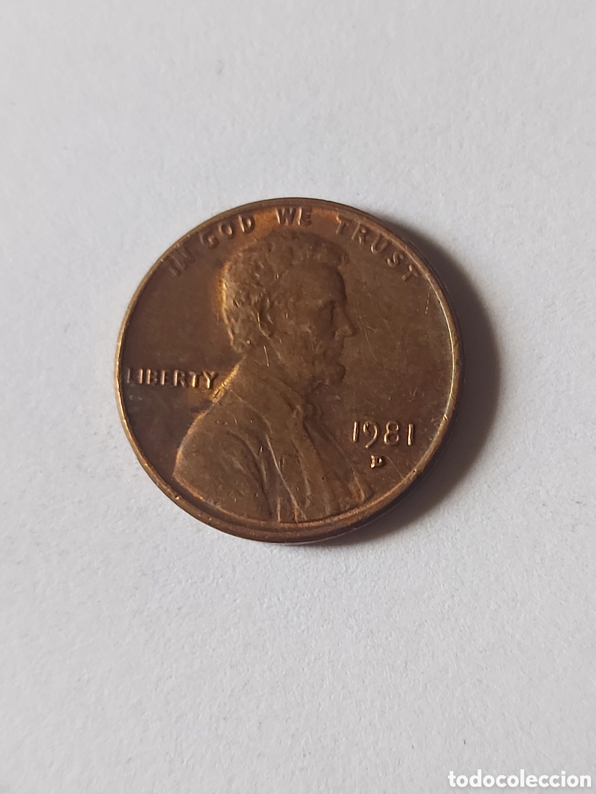 Monedas antiguas de Am&eacute;rica: MONEDA ESTADOS UNIDOS EEUU USA 1 CENTAVO, 1981 D