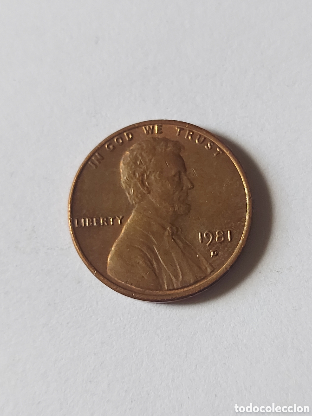 Monedas antiguas de Am&eacute;rica: MONEDA ESTADOS UNIDOS EEUU USA 1 CENTAVO, 1981 D