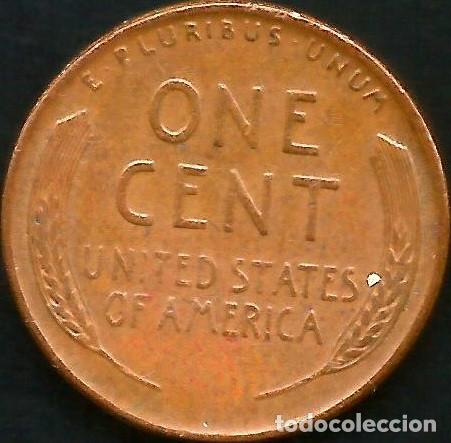 Monedas antiguas de Am&eacute;rica: E.E.U.U. 1952 - CECA D - 1 CENT - KM A132 - CIRCULADA - Foto 2