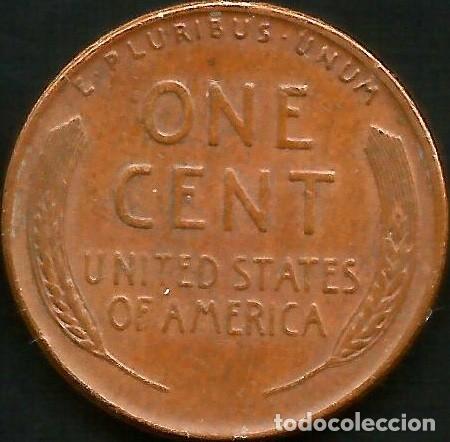 Monedas antiguas de Am&eacute;rica: E.E.U.U. 1957 - CECA D - 1 CENT - KM A132 - CIRCULADA - Foto 2