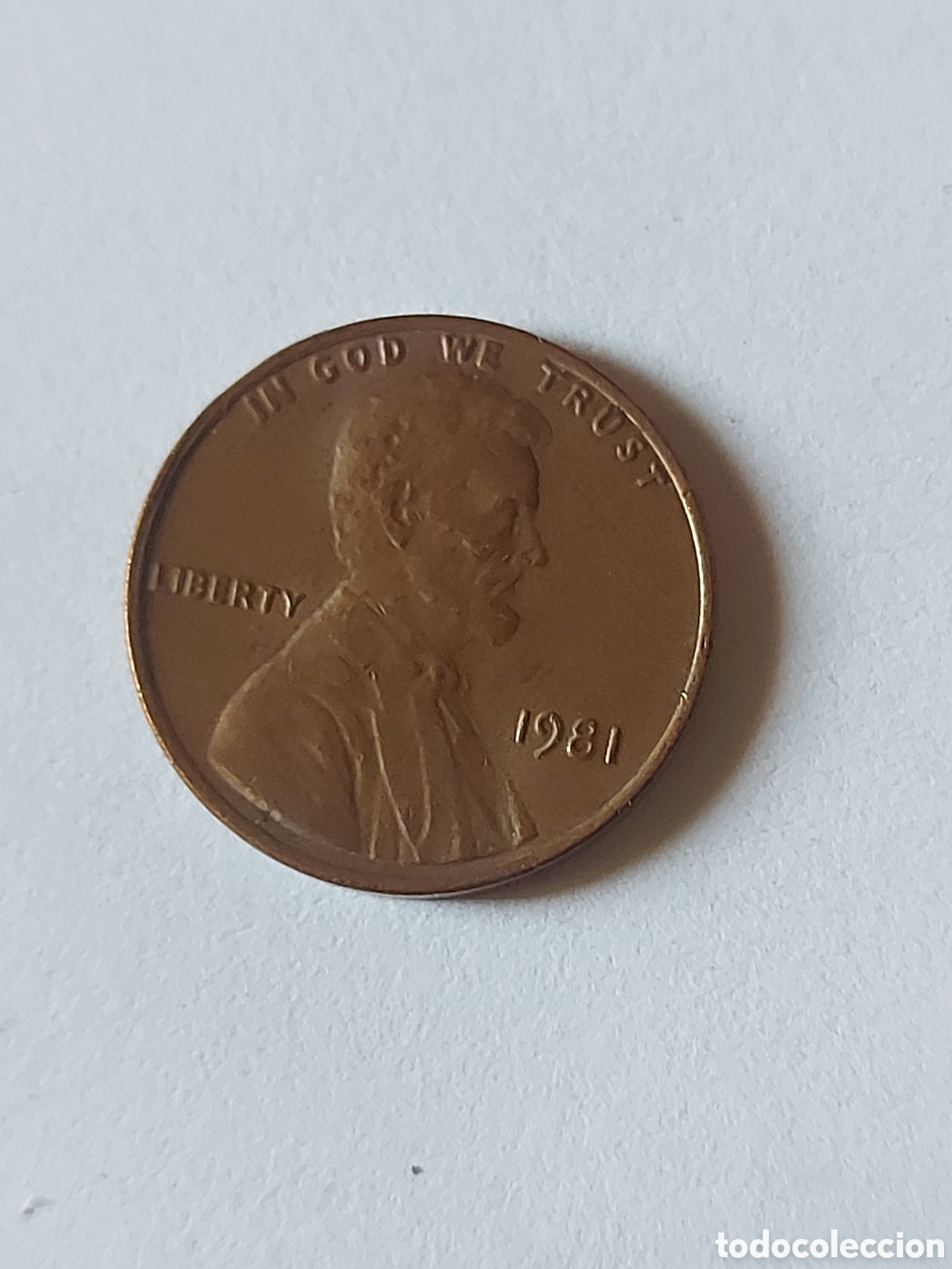 Monedas antiguas de Am&eacute;rica: MONEDA ESTADOS UNIDOS EEUU USA 1 CENTAVO, 1981