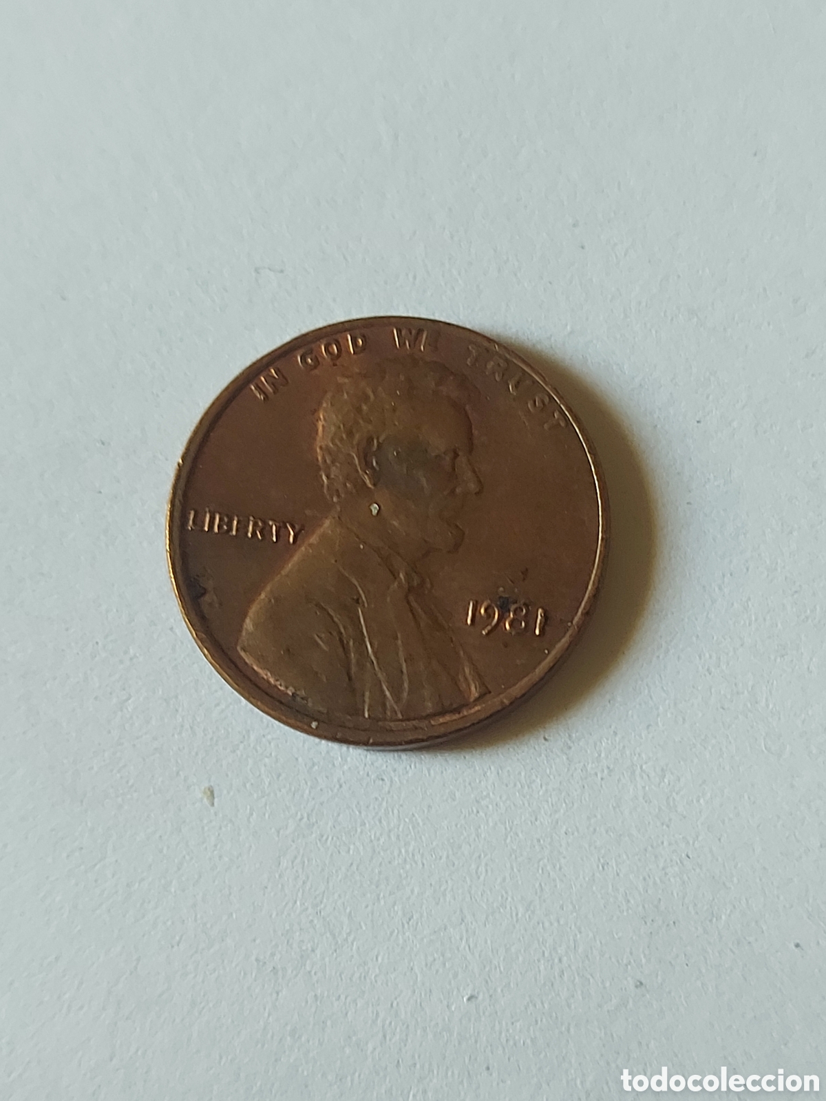 Monedas antiguas de Am&eacute;rica: MONEDA ESTADOS UNIDOS EEUU USA 1 CENTAVO, 1981