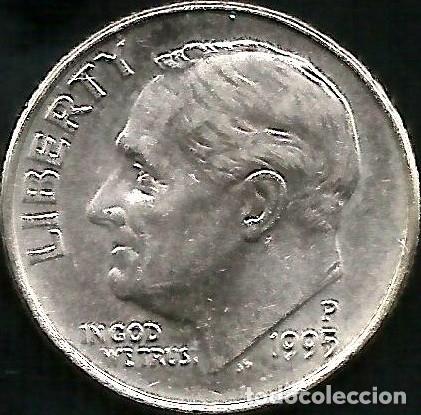 Monedas antiguas de Am&eacute;rica: E.E.U.U. 1995 P - 10 CENTS (ONE DIME) - KM 195a - CIRCULADA