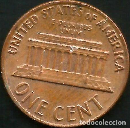 Monedas antiguas de Am&eacute;rica: E.E.U.U. 1970 - SIN CECA - 1 CENT - KM 201 - CIRCULADA - Foto 2