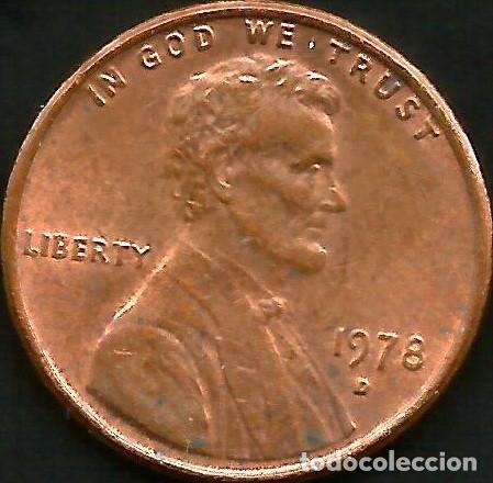 Monedas antiguas de Am&eacute;rica: E.E.U.U. 1978 - CECA D - 1 CENT - KM 201 - CIRCULADA - Foto 1