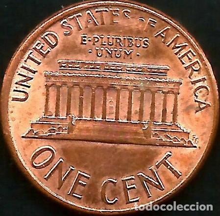 Monedas antiguas de Am&eacute;rica: E.E.U.U. 1987 - SIN CECA - 1 CENT - KM 201b - CIRCULADA - Foto 2