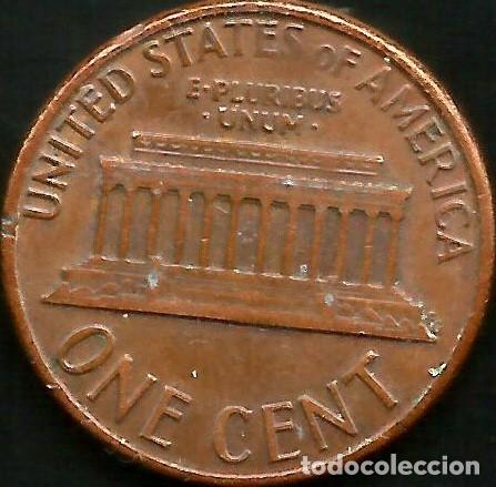 Monedas antiguas de Am&eacute;rica: E.E.U.U. 1988 - CECA D - 1 CENT - KM 201b - CIRCULADA - Foto 2