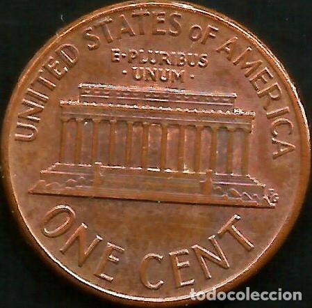 Monedas antiguas de Am&eacute;rica: E.E.U.U. 1990 - SIN CECA - 1 CENT - KM 201b - CIRCULADA - Foto 2