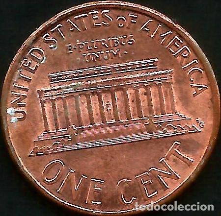 Monedas antiguas de Am&eacute;rica: E.E.U.U. 1995 - SIN CECA - 1 CENT - KM 201b - CIRCULADA - Foto 2