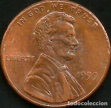 Monedas antiguas de Am&eacute;rica: E.E.U.U. 1999 - SIN CECA - 1 CENT - KM 201b - CIRCULADA - Foto 1