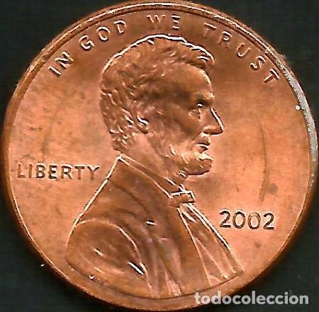 Monedas antiguas de Am&eacute;rica: E.E.U.U. 2002 - SIN CECA - 1 CENT - KM 201b - CIRCULADA - Foto 1