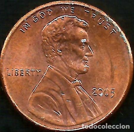 Monedas antiguas de Am&eacute;rica: E.E.U.U. 2005 - SIN CECA - 1 CENT - KM 201b - CIRCULADA - Foto 1