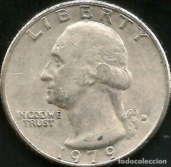 Monedas antiguas de Am&eacute;rica: E.E.U.U. 1979 - CECA D - QUARTER DOLLAR - KM A164a - CIRCULADA (DENVER)