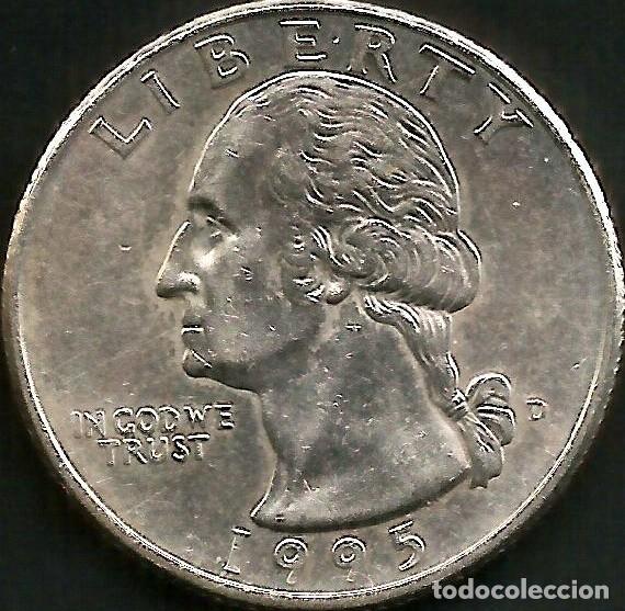Monedas antiguas de Am&eacute;rica: E.E.U.U. 1995 - CECA D - QUARTER DOLLAR - KM A164a - CIRCULADA (DENVER)